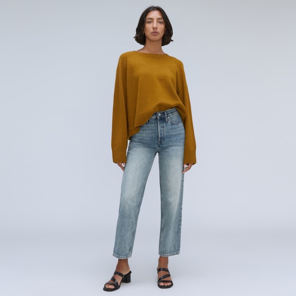 Everlane Women's High Rise Jeans - Light Blue